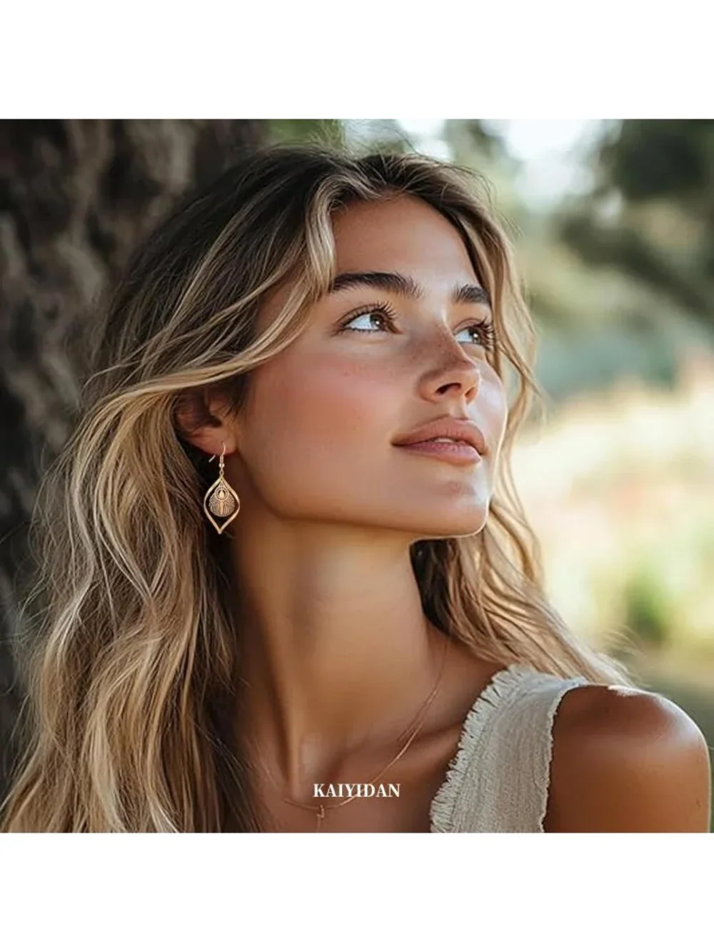 Trendy Boho Dangle Statement Earrings - Handmade Vintage Long Drop Jewelry Gift